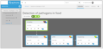 Experiment workflow
